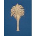 Palmetto Tree Blue/ gold embossed