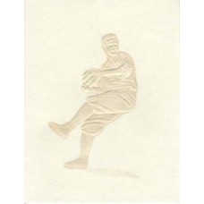 Baseball Card Tint Embossed Pitcher