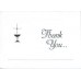 RELIGIOUS, INVITATION SET SILVER CHALICE THANK YOU CARD