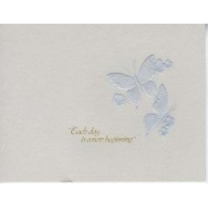 RELIGIOUS, NOTE CARD BUTTERFLIES