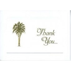 South Carolina Thank You Card Small Palmetto Tree