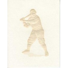 Baseball Card Tint Embossed Batter