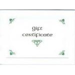 Irish Gift Certificate