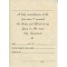 RELIGIOUS, CERTIFICATE COMMUNION