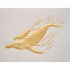 Whales Gold Embossed