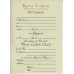 RELIGIOUS, CERTIFICATE BAPTISM