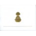South Carolina Small Note Card Gold Pineapple