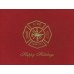 Fire Maltese Cross Happy Holidays Card