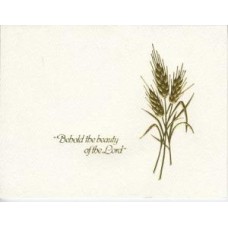 RELIGIOUS, NOTE CARD WHEAT