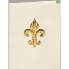 Fleur-de-lis Note Card