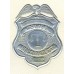 Police Note Card Silver Badge