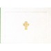 IRISH, NOTE CARD CELTIC CROSS GOLD