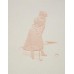 Golf Card Tint Embossed Woman Putting