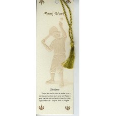 Tennis Bookmark Tint Embossed Man