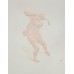 Golf Card/Tint Embossed Man Swing