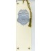 Police Bookmark Silver Embossed